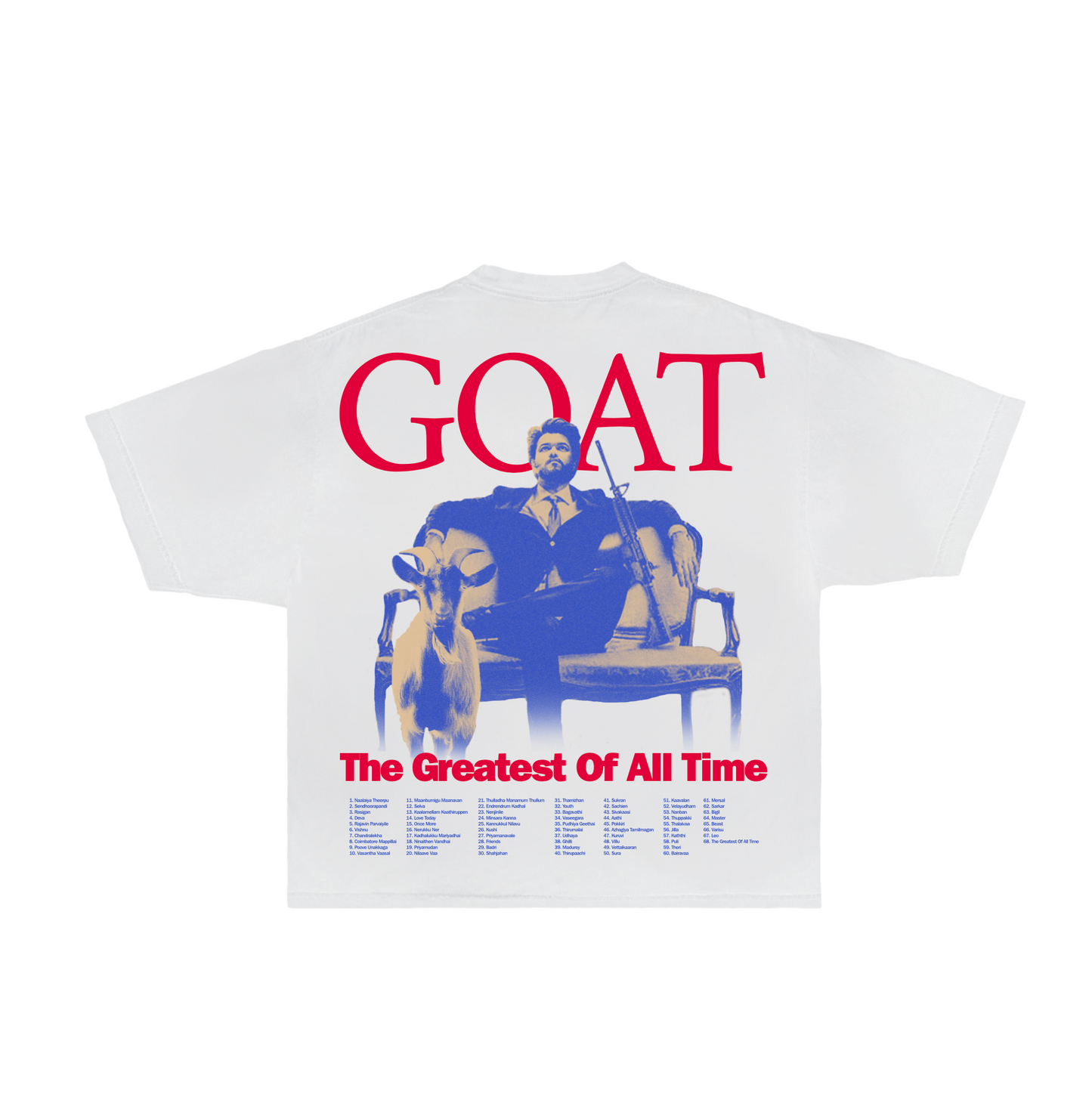 GOAT "Homage" Blue Tee